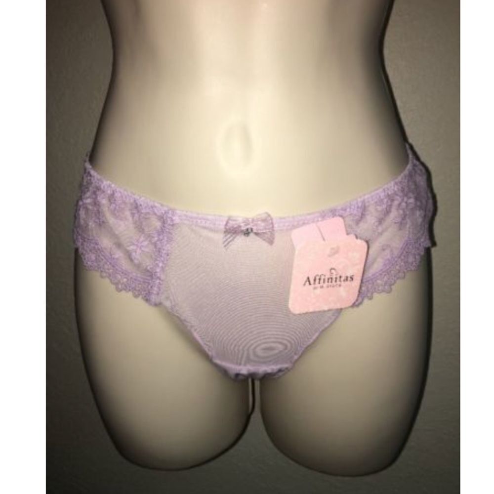 Affinitas 2pc Set Bra Panty Lavender Mist NWT - Picture 3 of 6